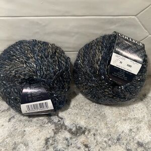 Filatura Di Crosa COLLEGE Yarn.  Wool/Mohair/Polyamid   2 Skeins NWT
